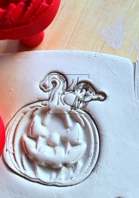 Clay Stamp + Cutter Set “Mischievous Pumpkin”