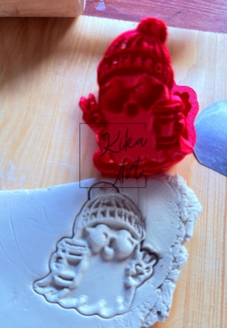 Zestaw stempel + wykrojnik „Duszek Zmarzluch”